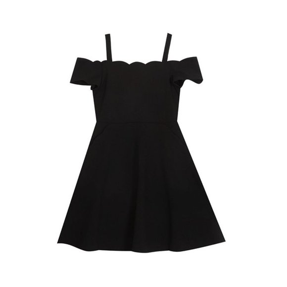 Rare Editions Other - NWT Rare Editions Big Girls Scalloped Scuba Skater Dress